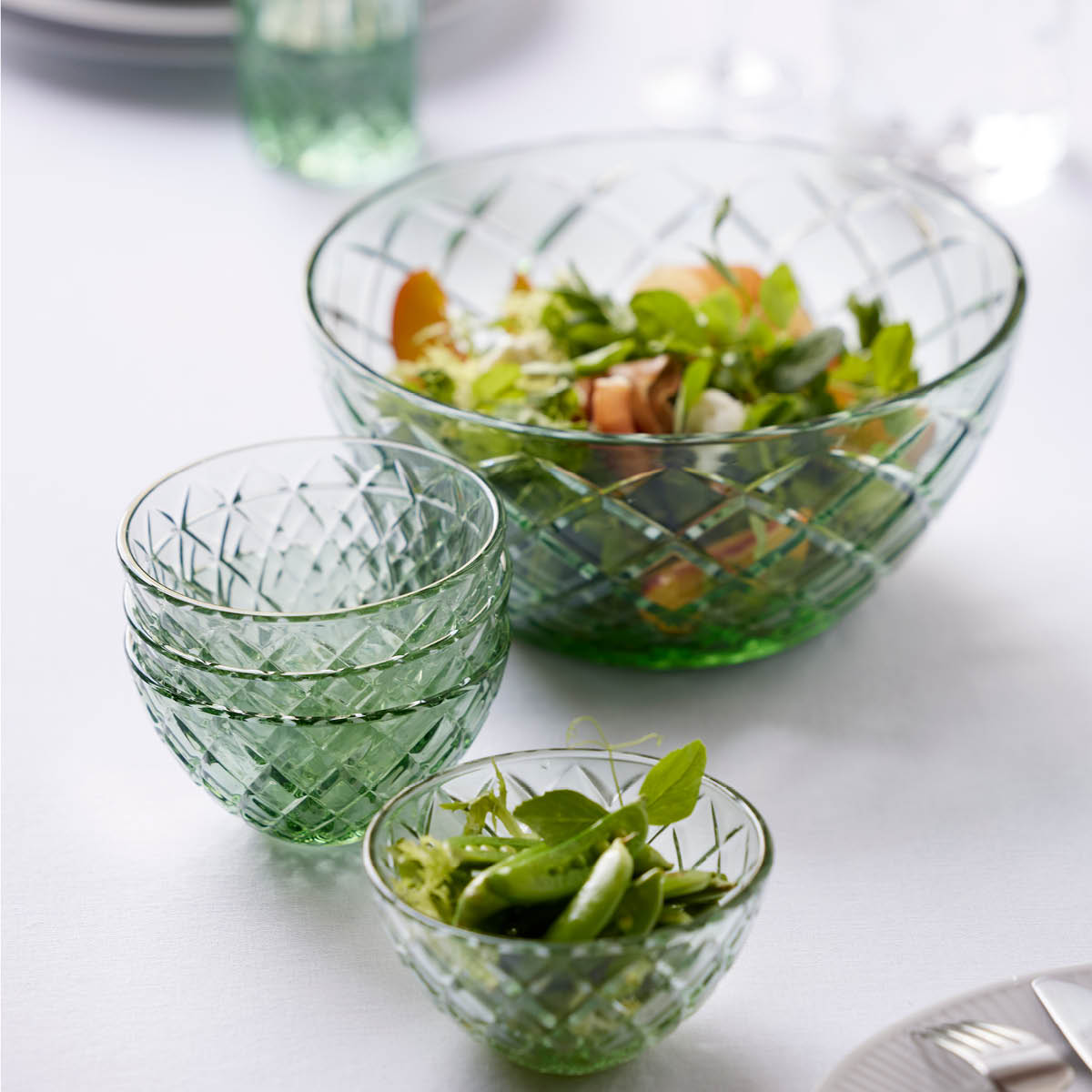 Sorrento Salladsskål 24 cm Grön