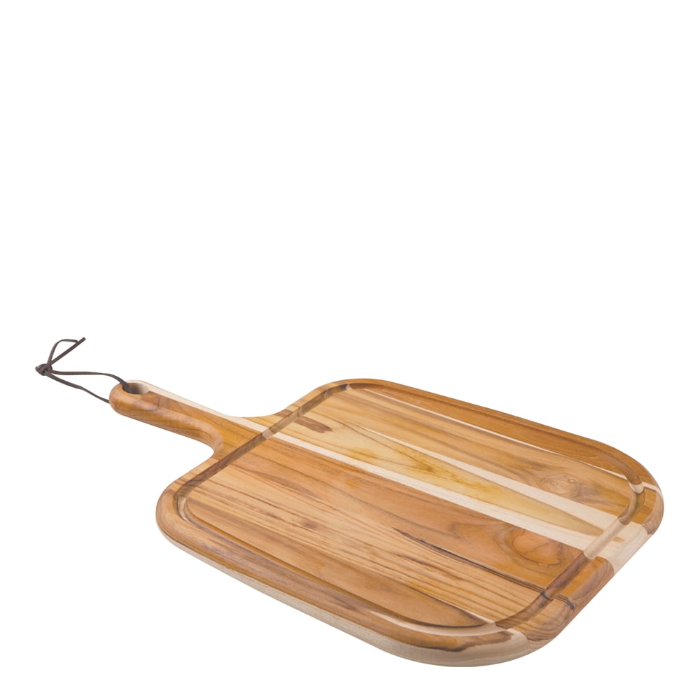 Skärbräda 28x27 cm Teak