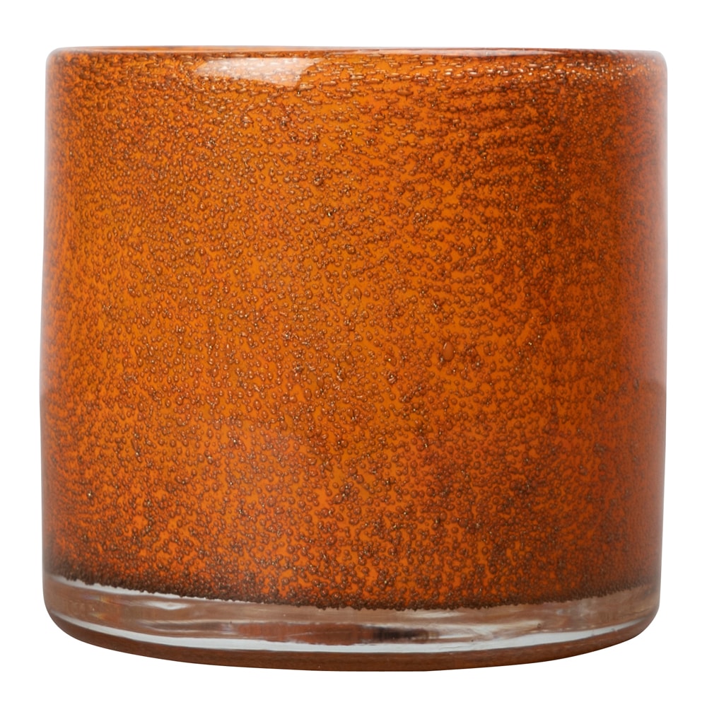 Calore Ljuslykta 10x10 cm Orange