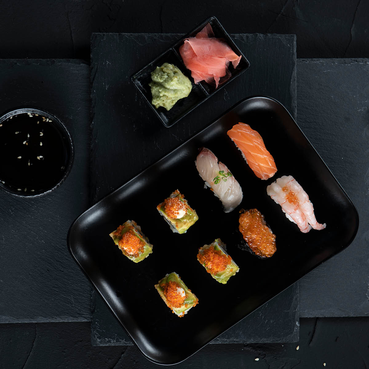 Nemo Tallrik Rektangulär 17x24,5 Svart