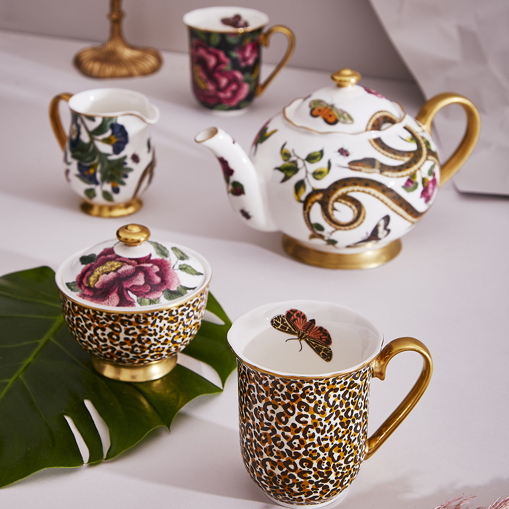 Creatures of Curiosity Mugg 34 cl Leopard