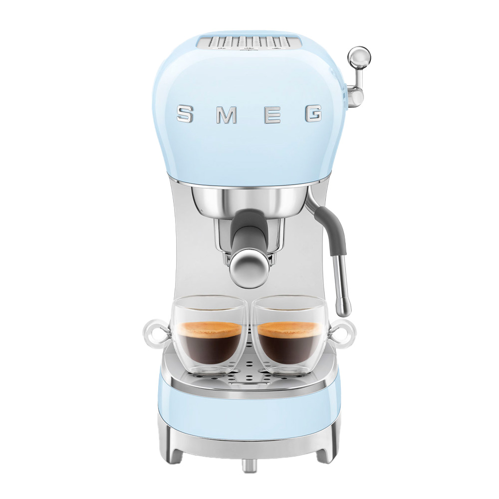 Smeg 50's Style Espressomaskin ECF02 Pastellblå