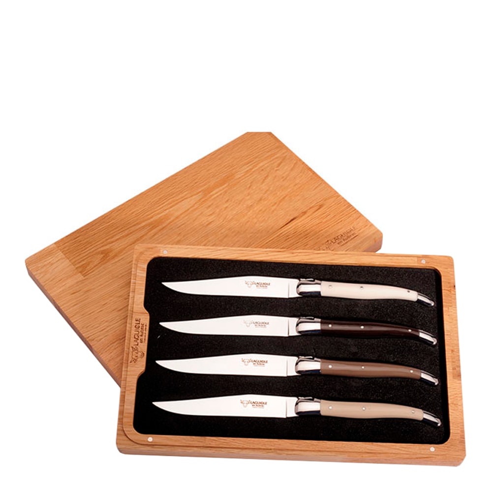 Stekkniv 4-pack Coffee Cream