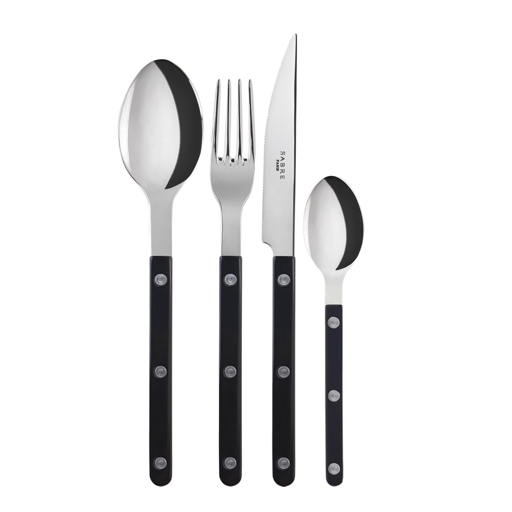 Bistrot Bestickset 24 delar Svart