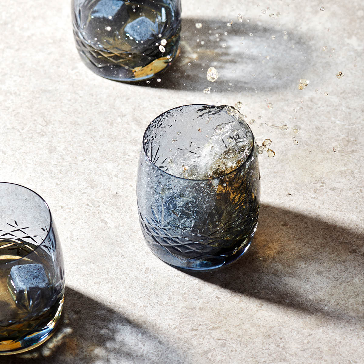 Crispy Aqua Glas 23 cl 2-pack Blå