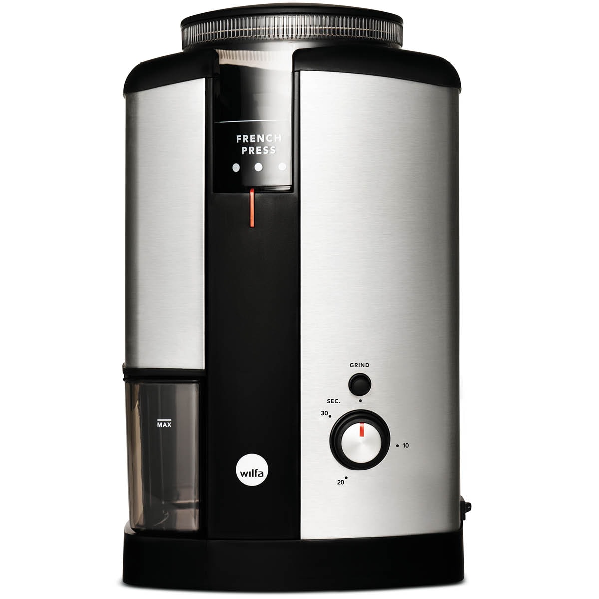 Kaffekvarn WSCG-2 Svart/Rostfri