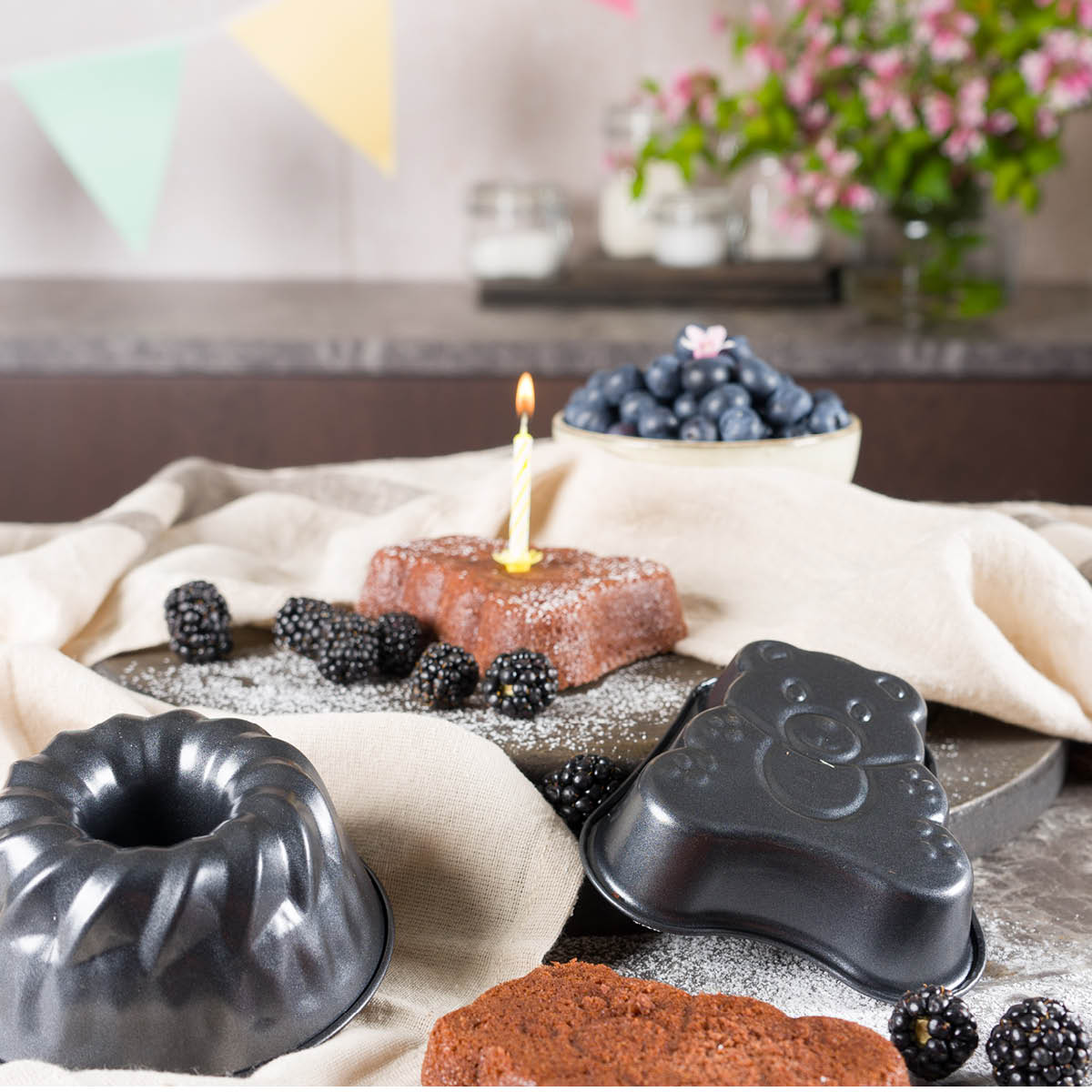 bAYk Bakform 11x4,5 cm Grå