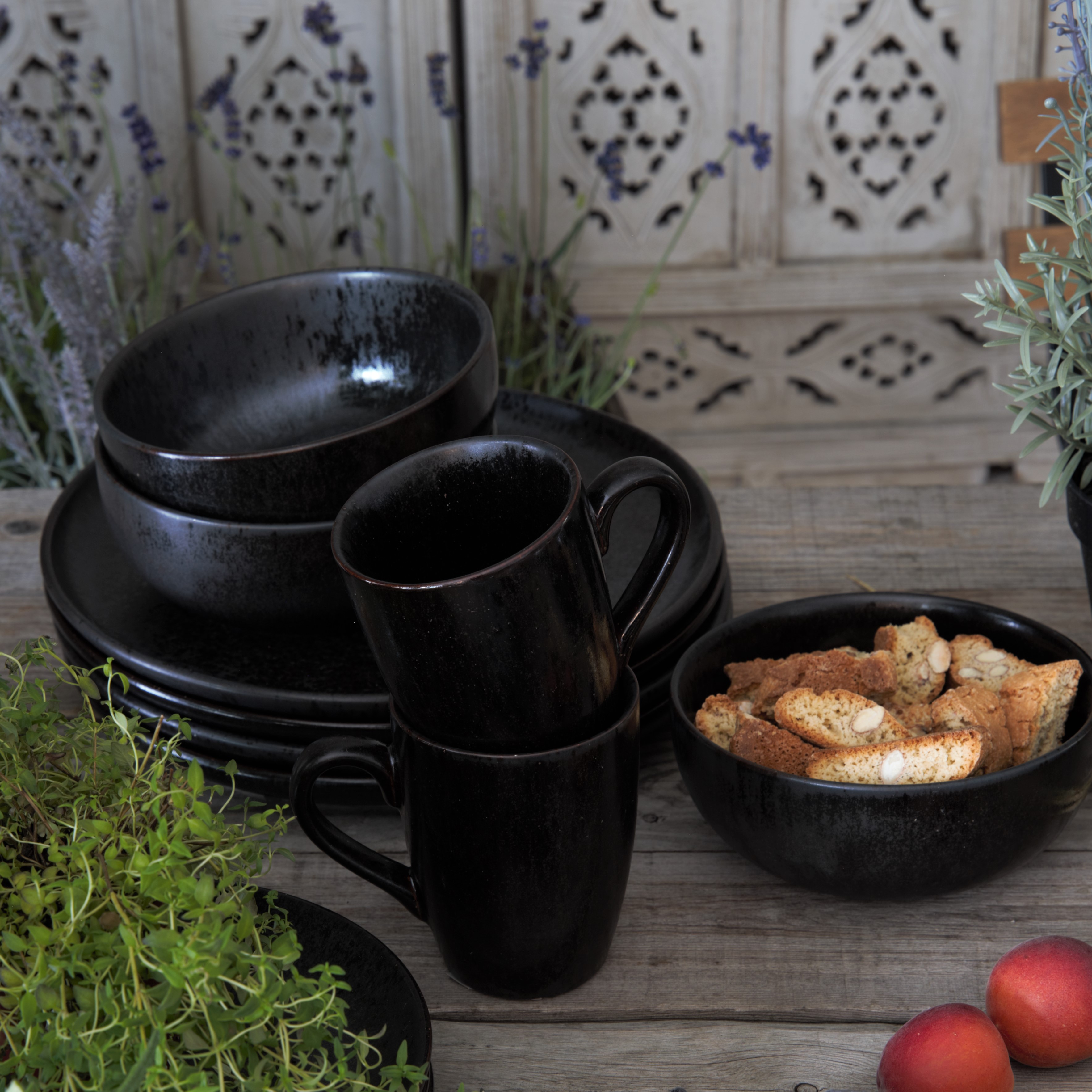 Mörke Tallrik 21 cm Svart