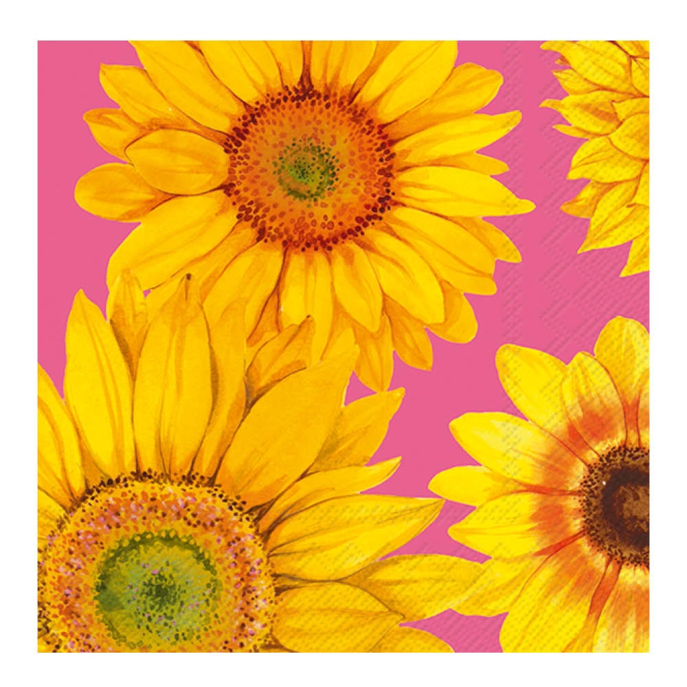 Servett 33x33cm 20-pack Solros