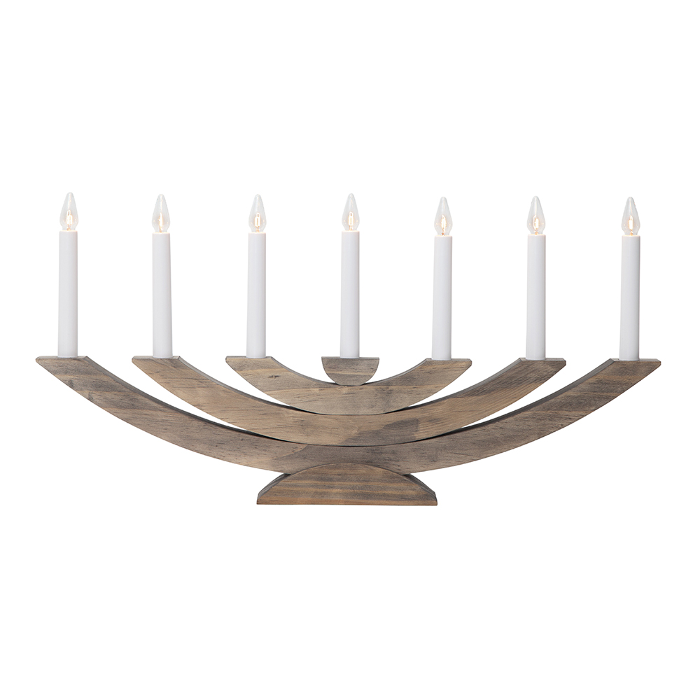 Navida Adventsljusstake Brunbetsad