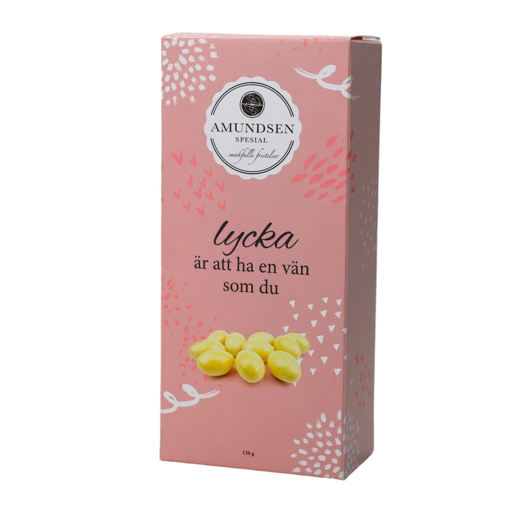 Lycka är att ha en vän som du 130 g rosa