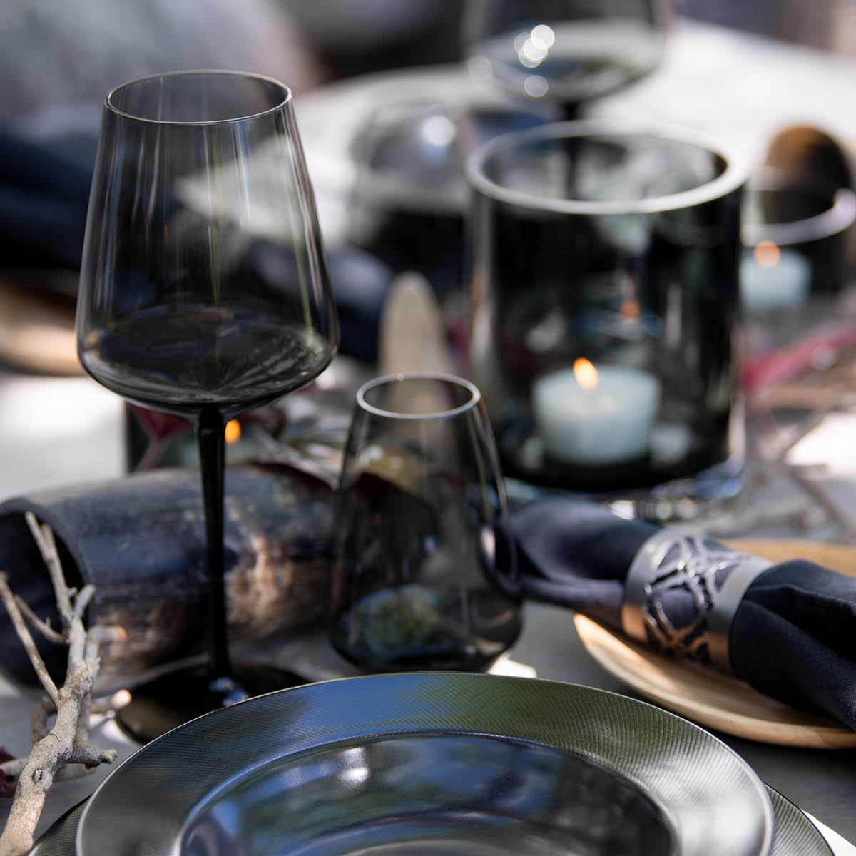 Noir Vattenglas 35 cl Svart