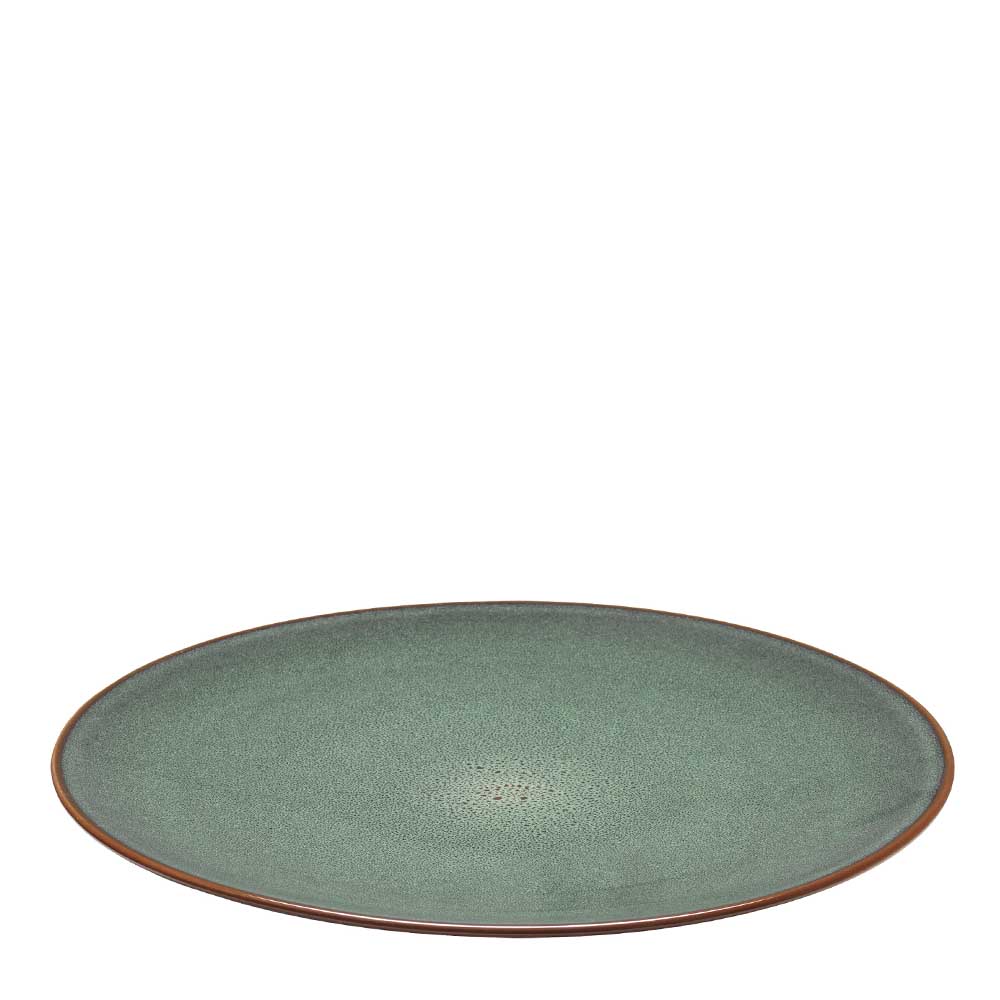 Tallrik 26 cm Mes Mörkgrön