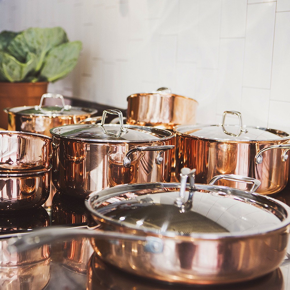 Signerat Gryta 5,3 L Koppar