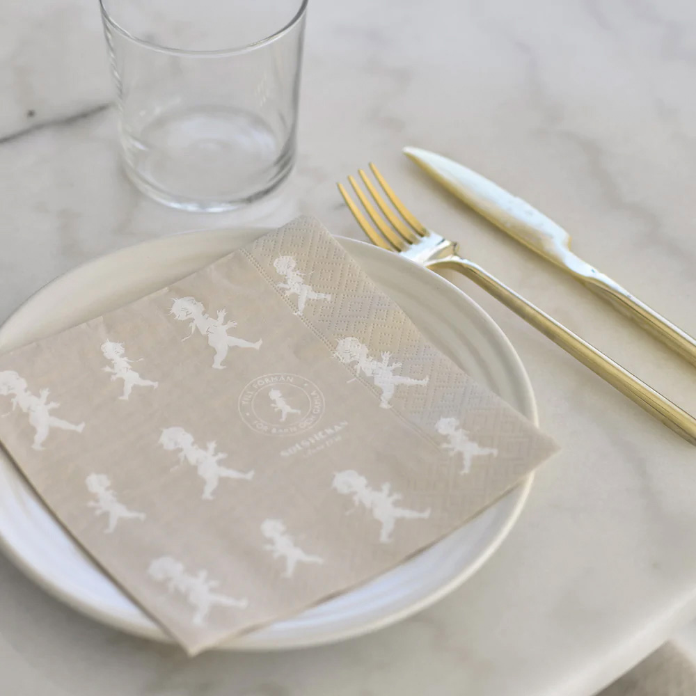 Servett 33x33 cm 20-pack Beige