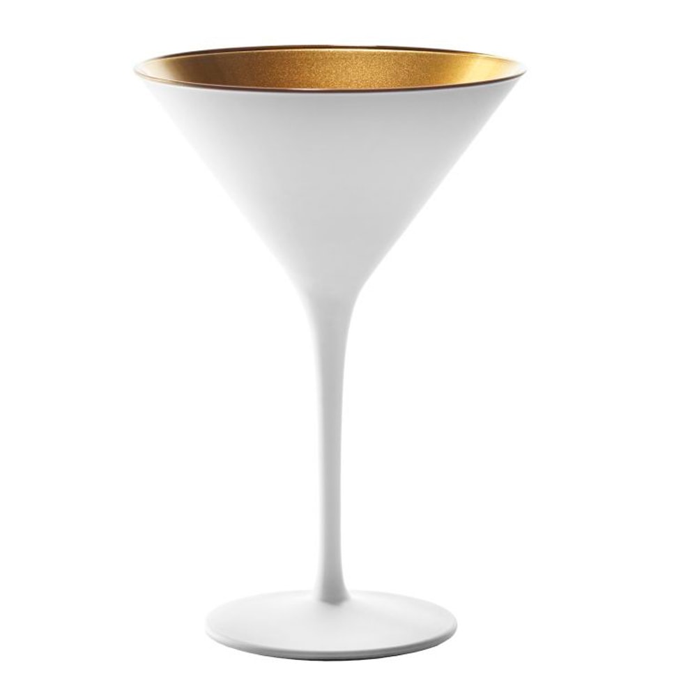 Elements Martiniglas Vit/Guld