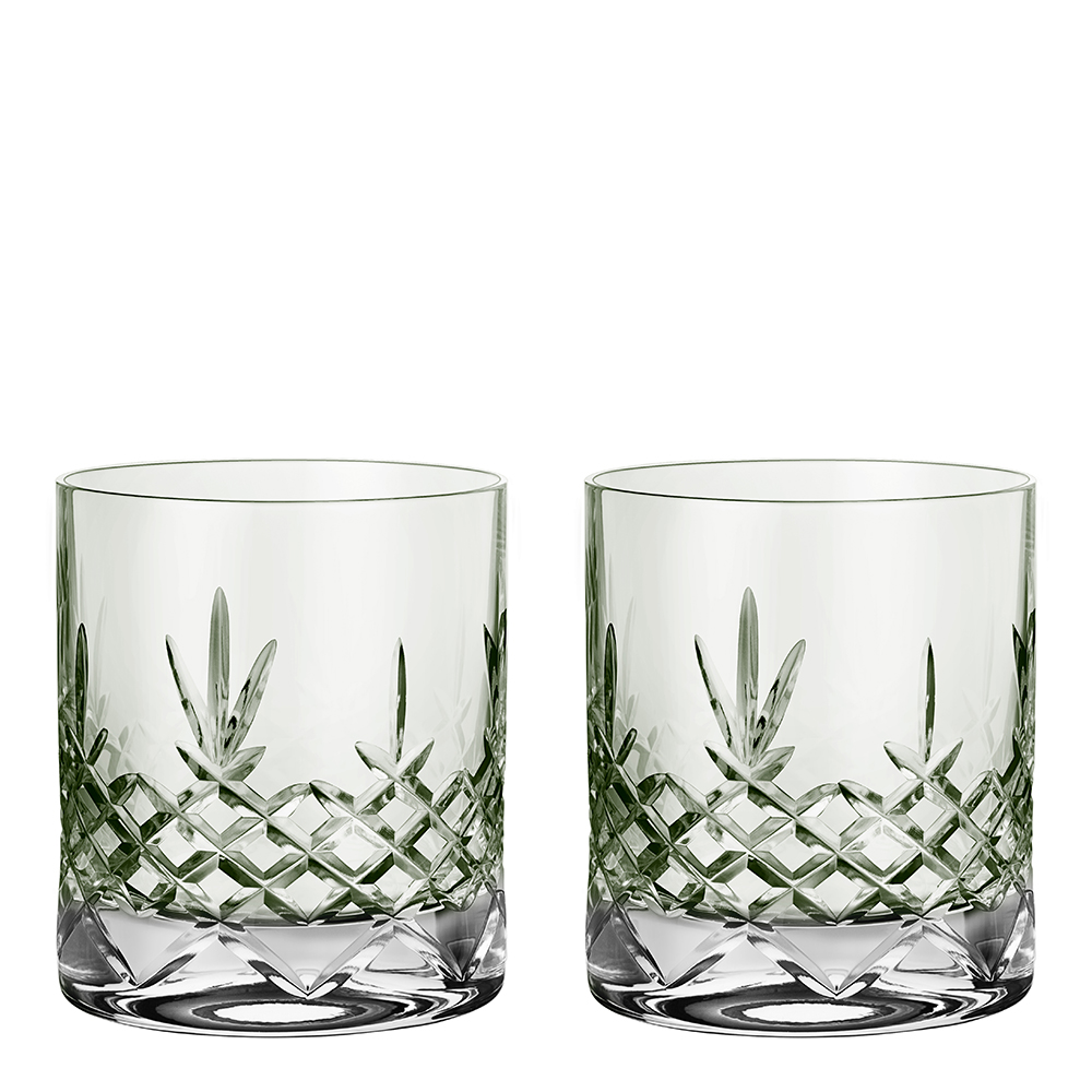 Crispy Lowball Glas 38 cl 2-pack Grön