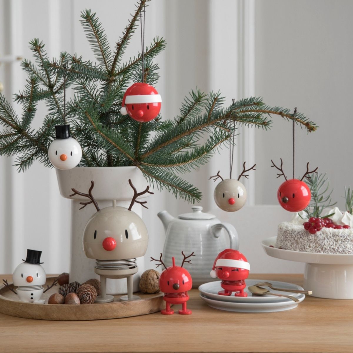 Hoptimist Tomte Julkula 2-pack Röd