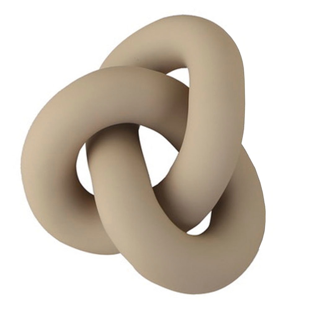 Knot Table Skulptur 9 x 19 x 15 cm Sand