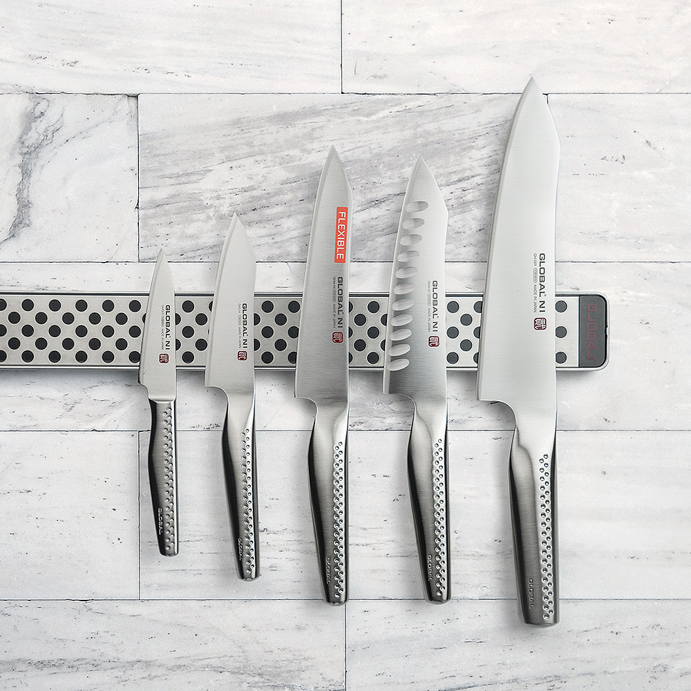 Global GN-003 Kockkniv olivslipad oriental 26 cm