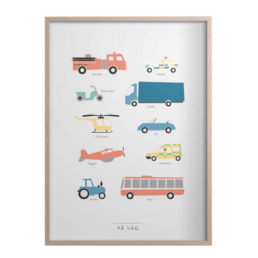 Poster 50x70 cm   På vägen