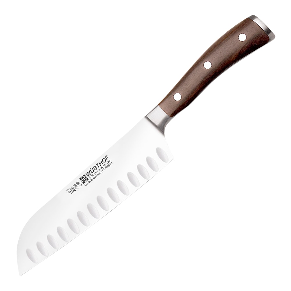 Ikon Santokukniv 17 cm olivslipad