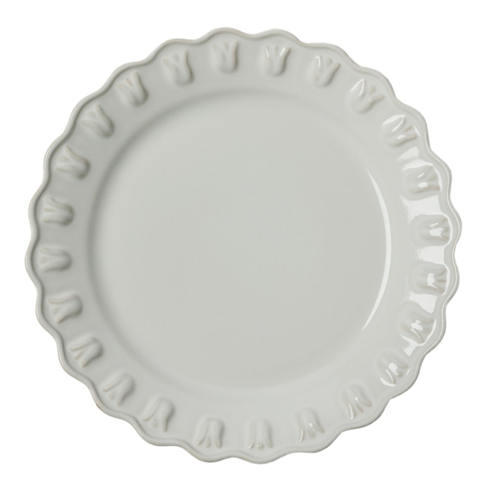 Tulipa Assiett 20 cm Vit