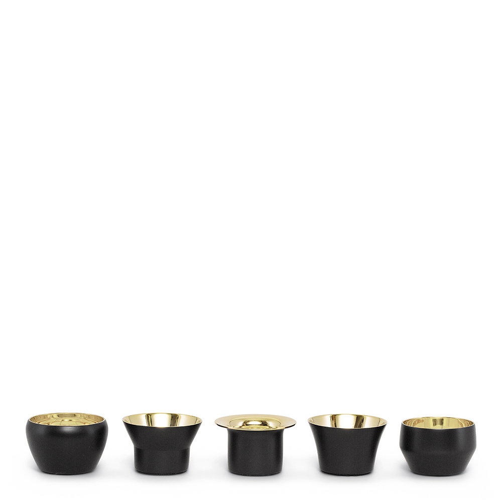 Kin Ljuslykta 5-pack Svart