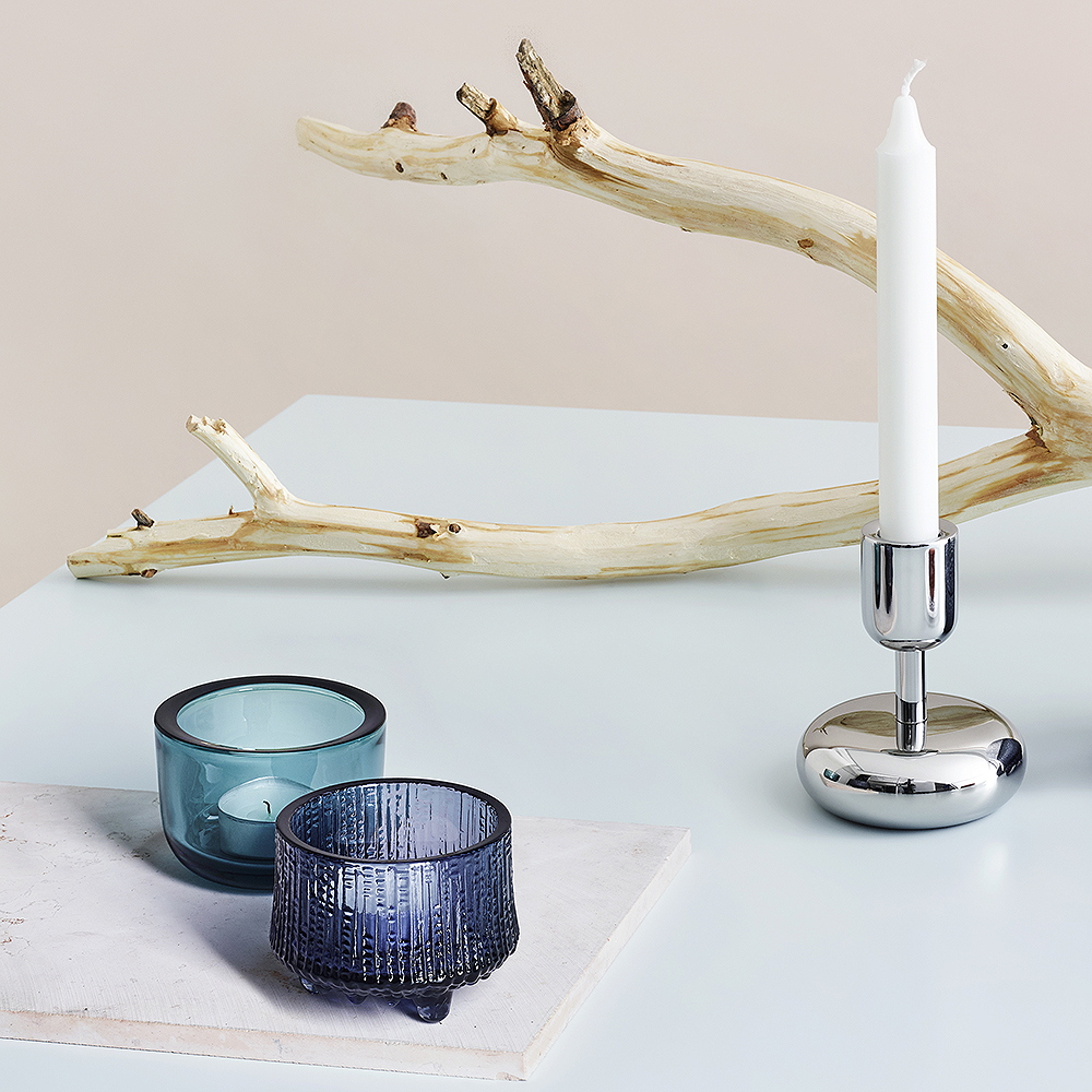 Valkea Ljuslykta 6 cm Turkos