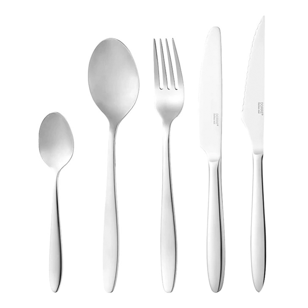 Estrid Bestickset 60-delar Slät Rostfri