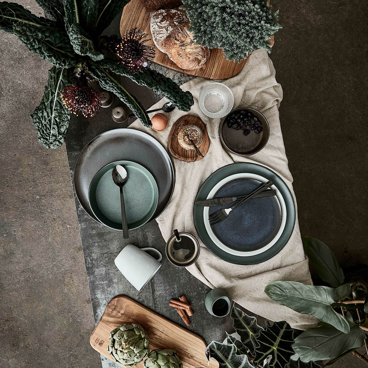 Raw Skål 19,4 cm Northern Green