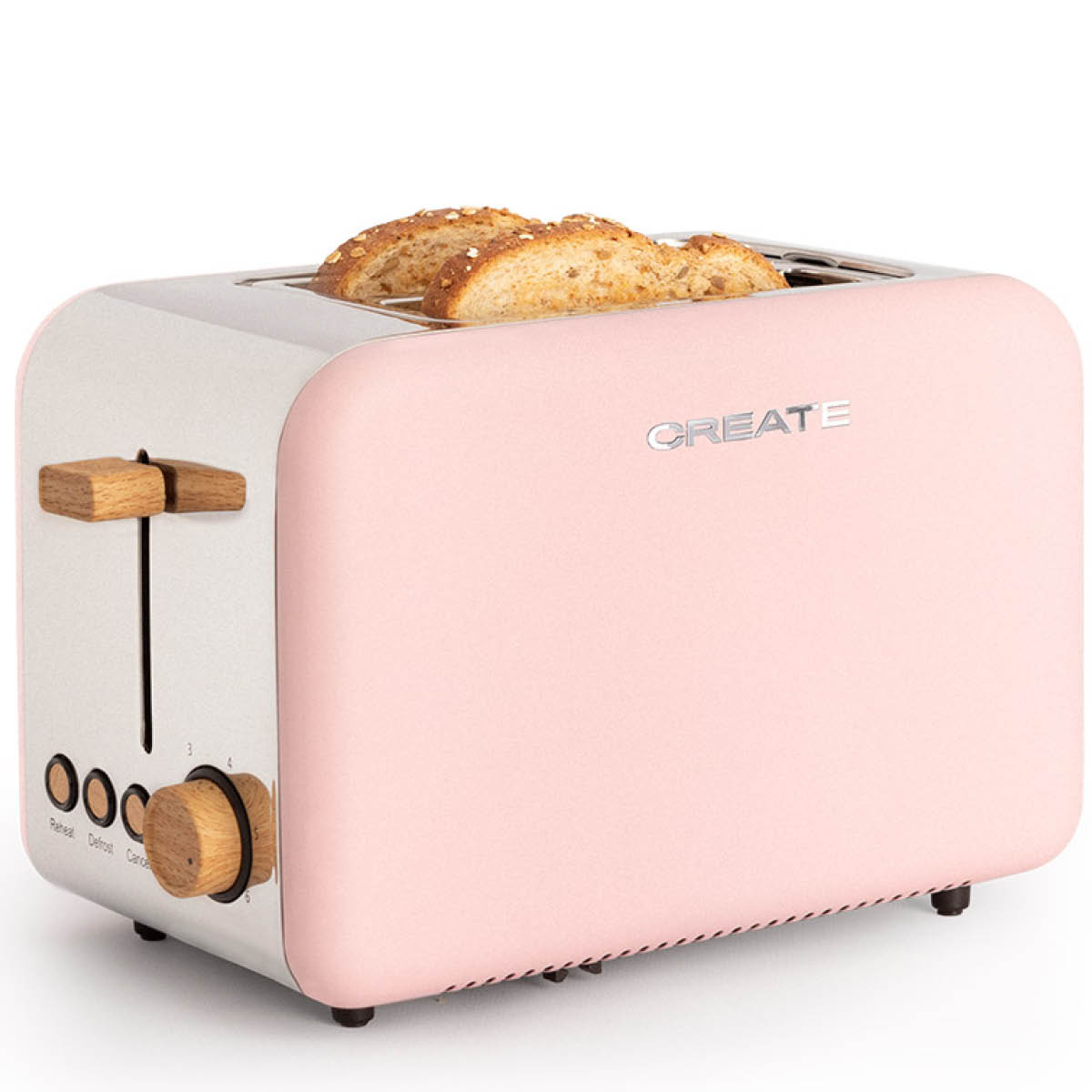 Toast Retro Brödrost Rosa