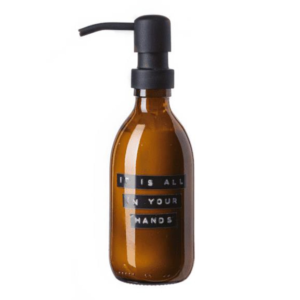 Handkräm med pump 0,25 L Svart/Brun