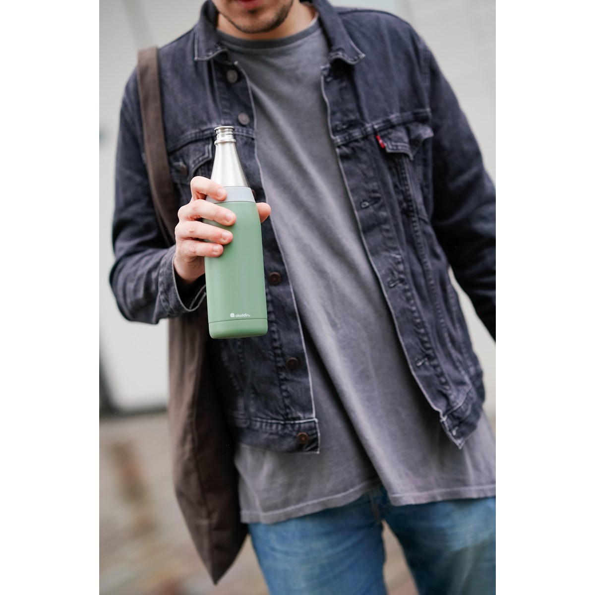 Fresco Thermavac Vattenflaska 0,6L Sage Green