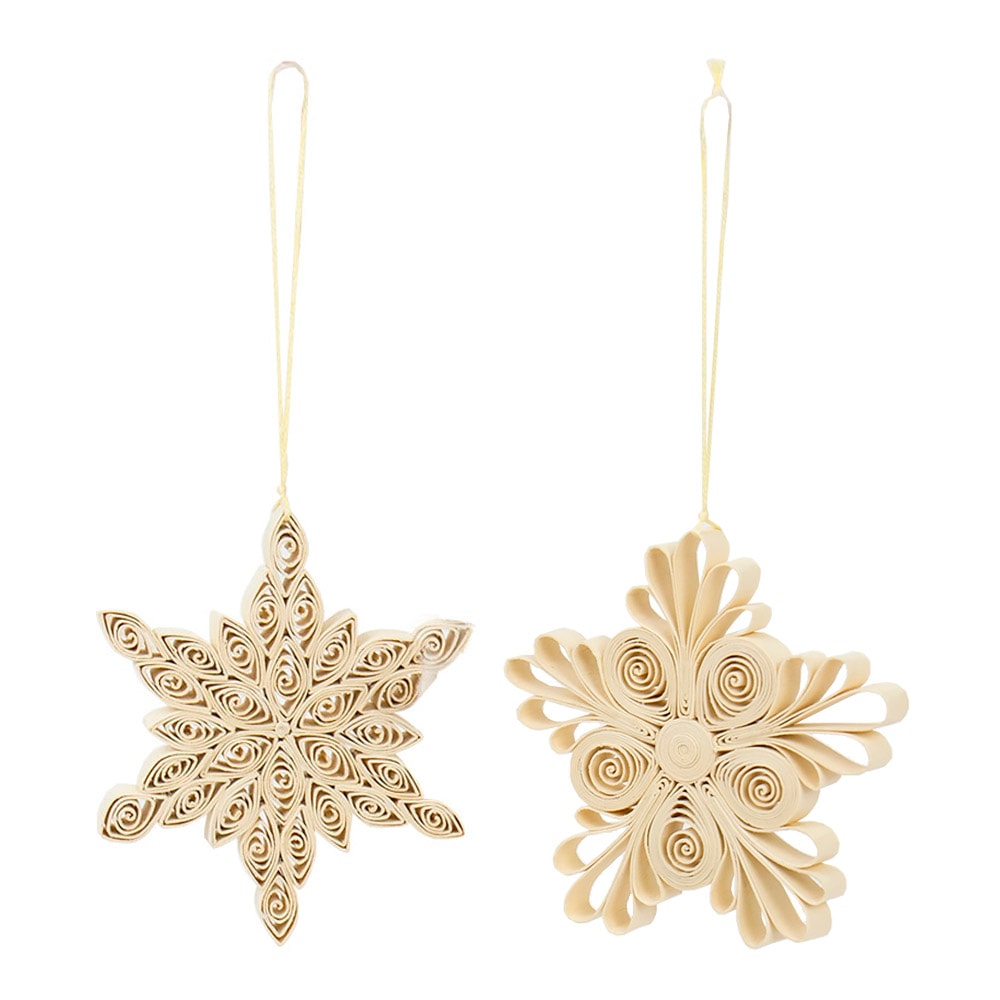 Julpynt Stjärnor 10 cm 2-pack