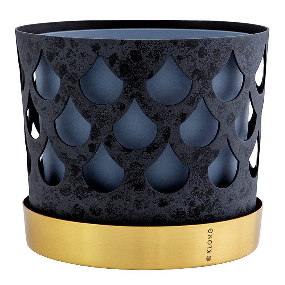 Trio Kruka Drop 18 cm Blå