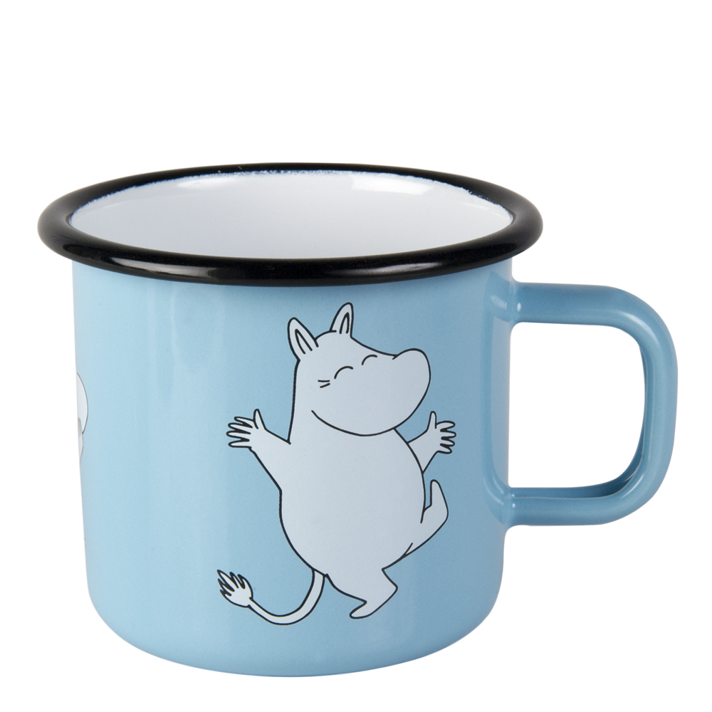 Mumin Emaljmugg Mumintrollet 25 cl Blå