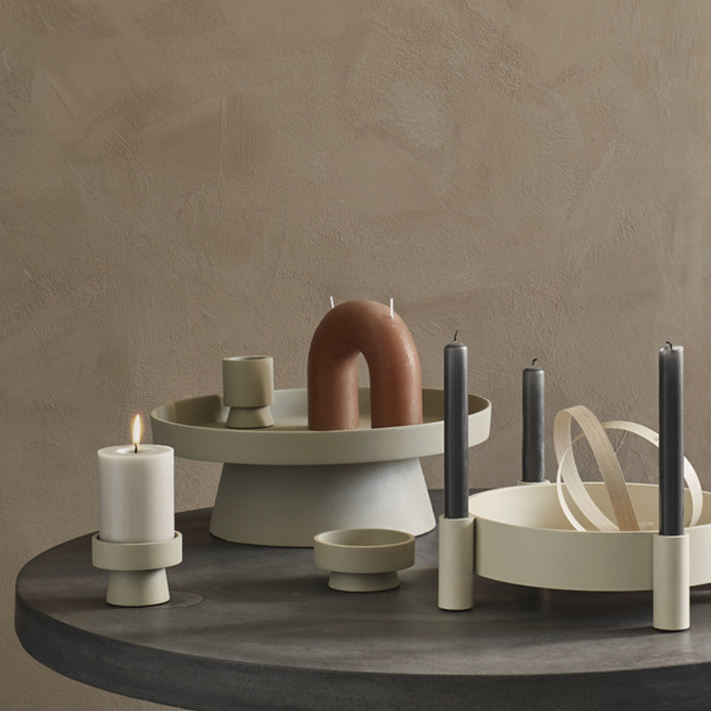 Bend Ljus 14,5 cm Tan