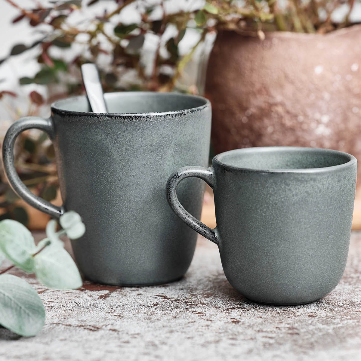 Raw Mugg med öra 35 cl Northern Green