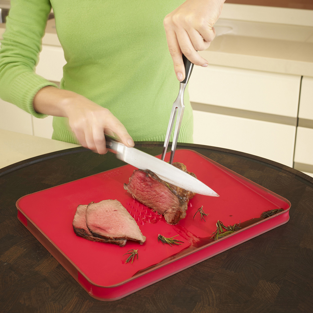 Cut & Carve Plus Skärbräda Röd