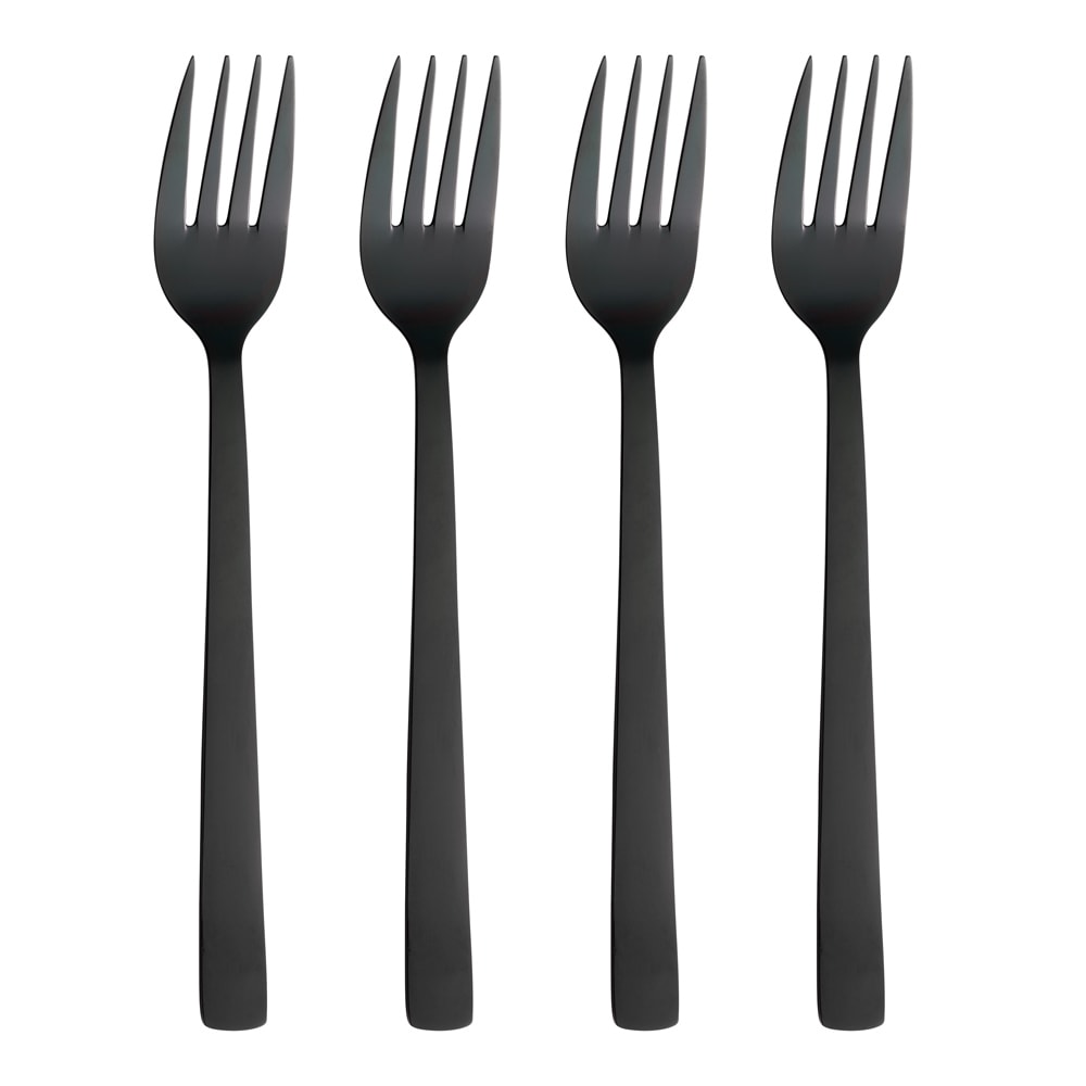 RAW Gaffel 21,5 cm 4-pack Svart