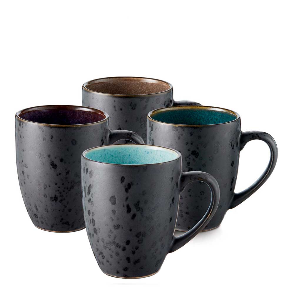 Mugg 4-pack Svart/Blå