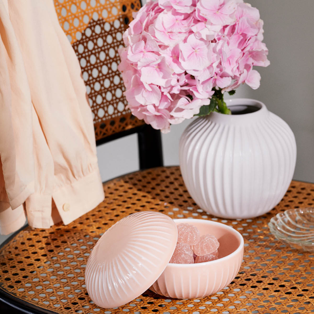 Hammersh?i Vas 12,5 cm Vit