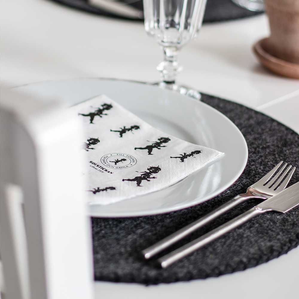 Servett 33x33 cm 20-pack Vit