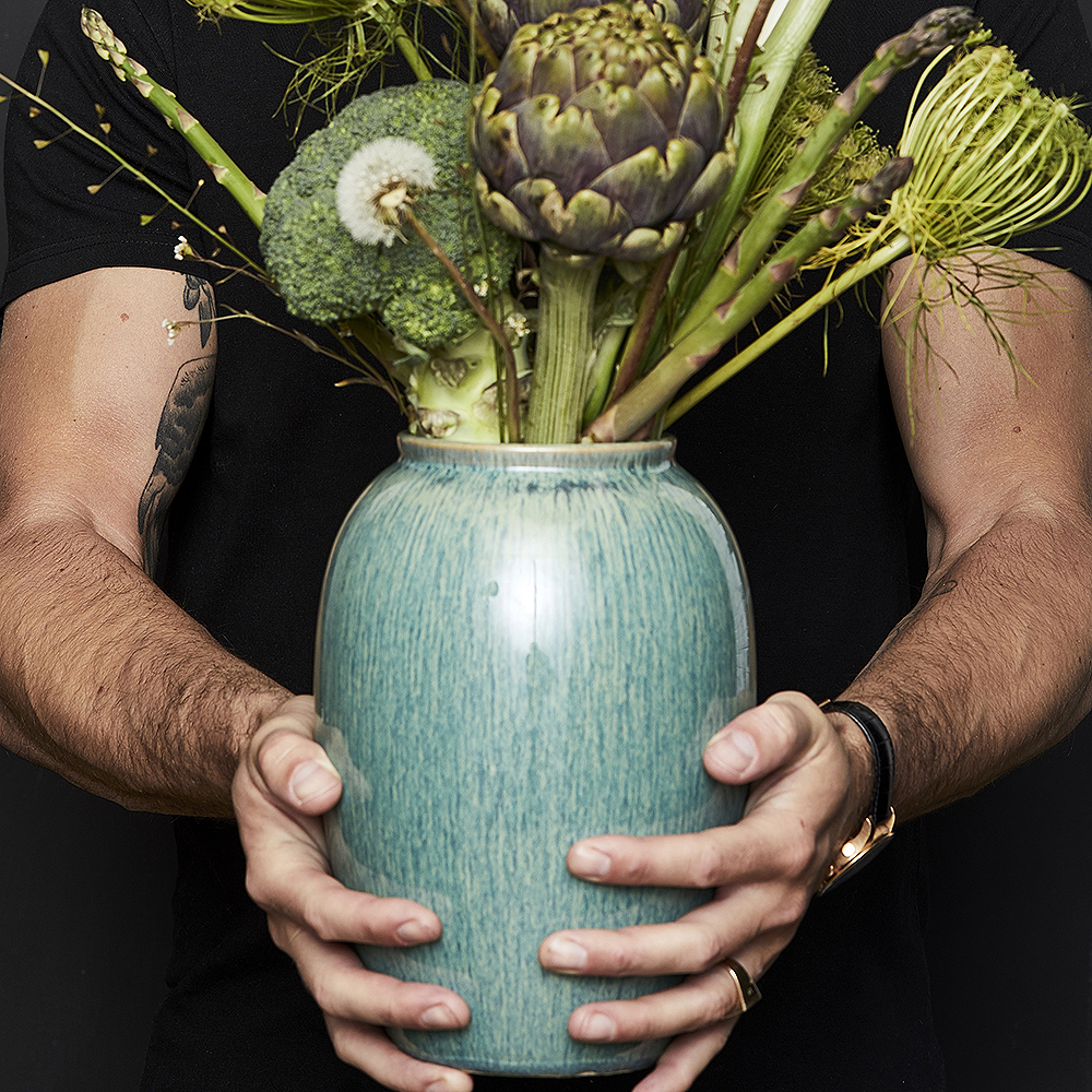 Keramikas 25 cm Grön