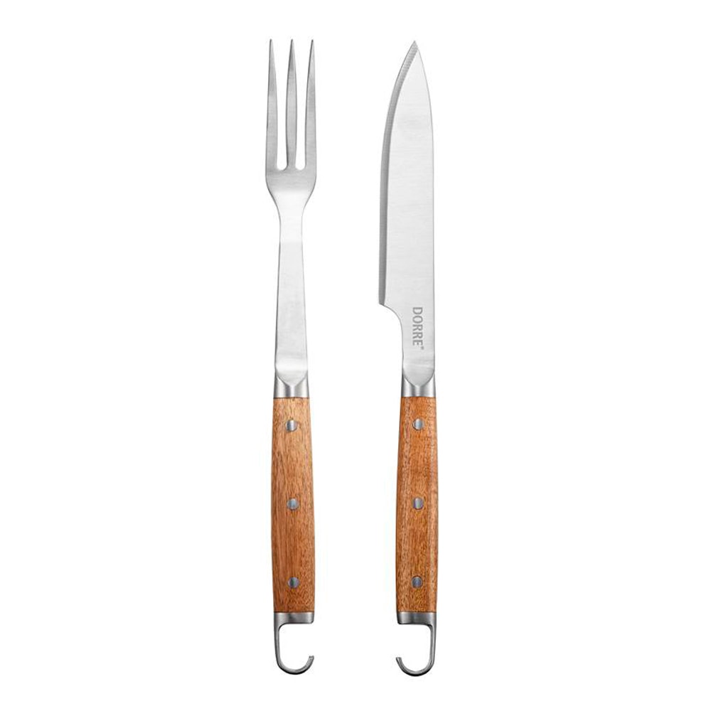 BBQ-set Gaffel/Kniv Akacia