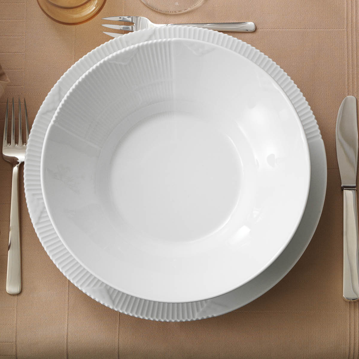 White Elements Tallrik djup 25 cm