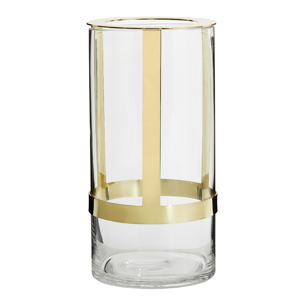 Hold Vas justerbar 28x15 cm Guld