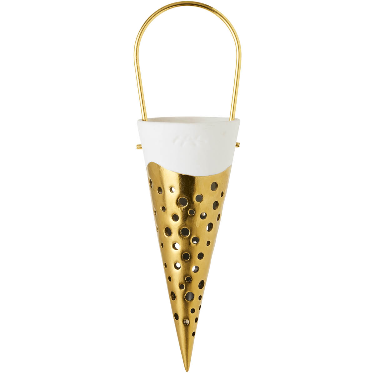 Nobili Julstrut 18 cm Guld