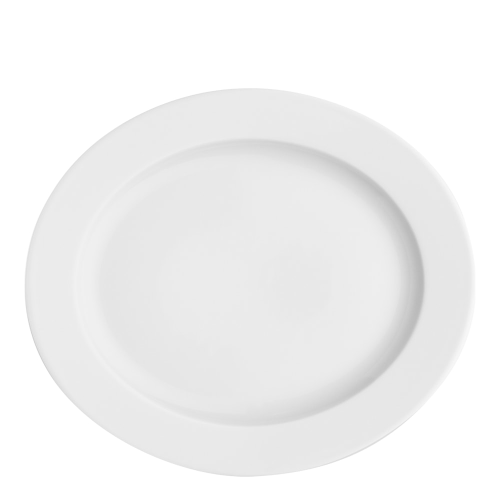 Eva Trio Legio Tallrik oval 31 cm Vit